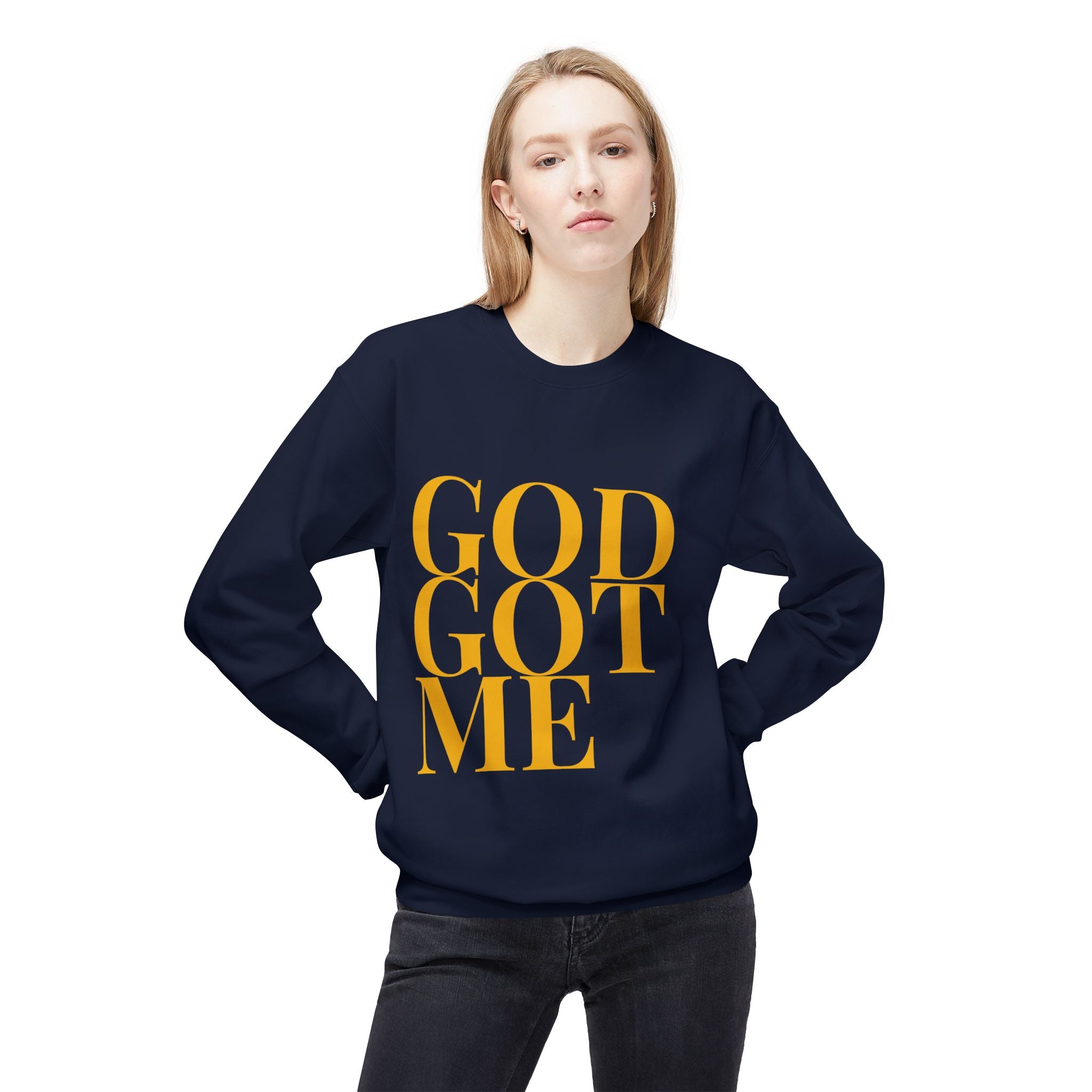 God Got Me Crewneck Sweatshirt