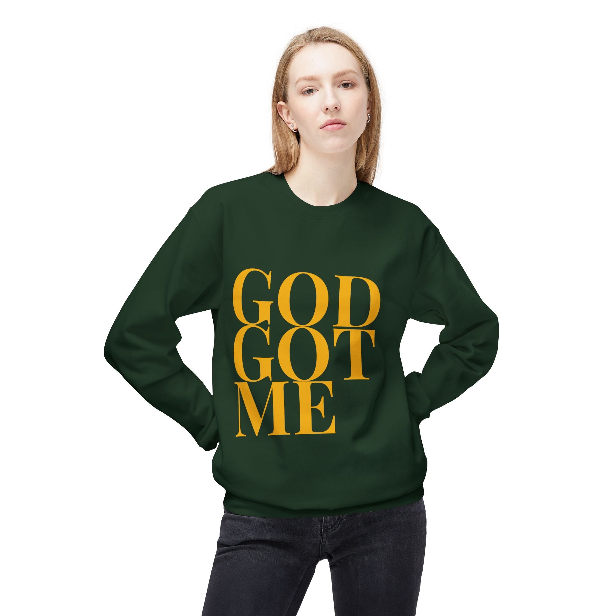 God Got Me Crewneck Sweatshirt