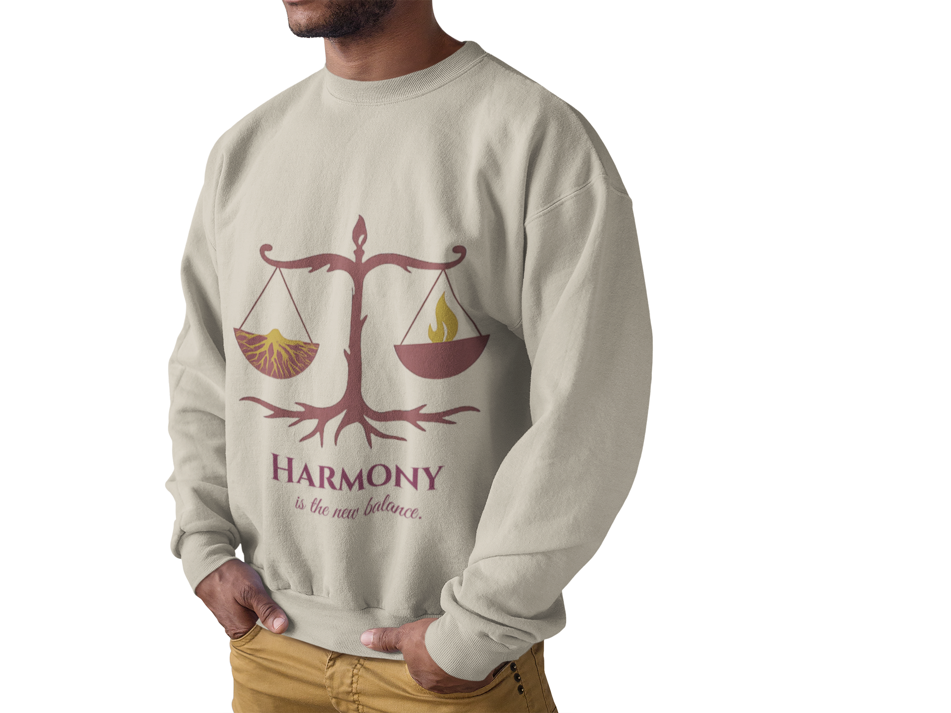 Harmony is the New Balance – Sapphire Fall Collection Crewneck