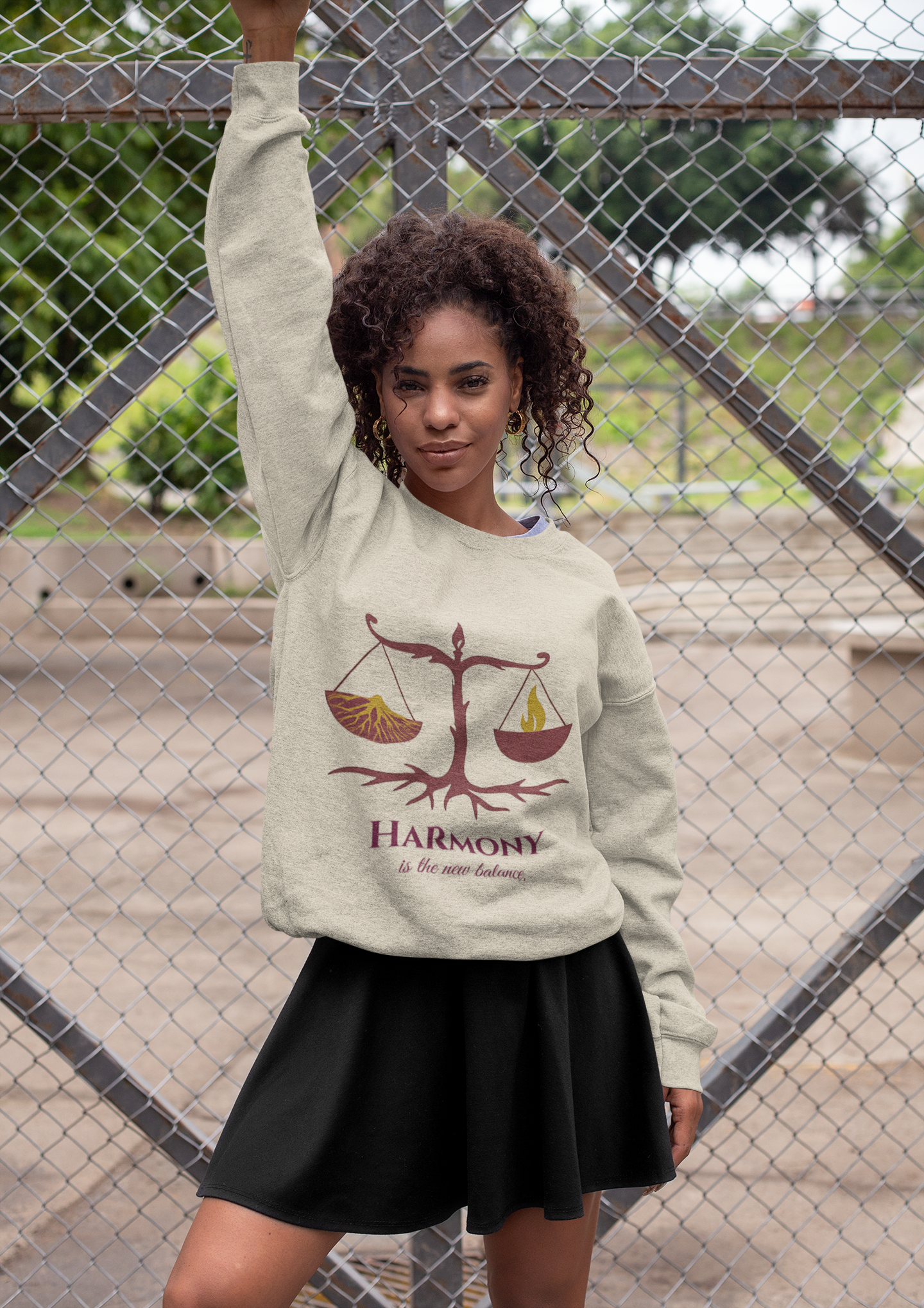 Harmony is the New Balance – Sapphire Fall Collection Crewneck