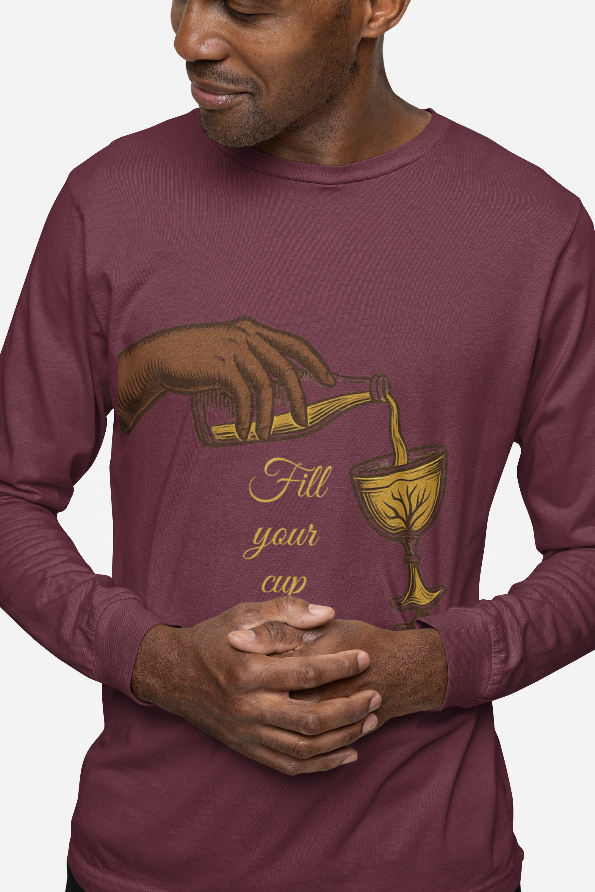 Fill Your Cup First – Sapphire Wellness Long Sleeve Tee