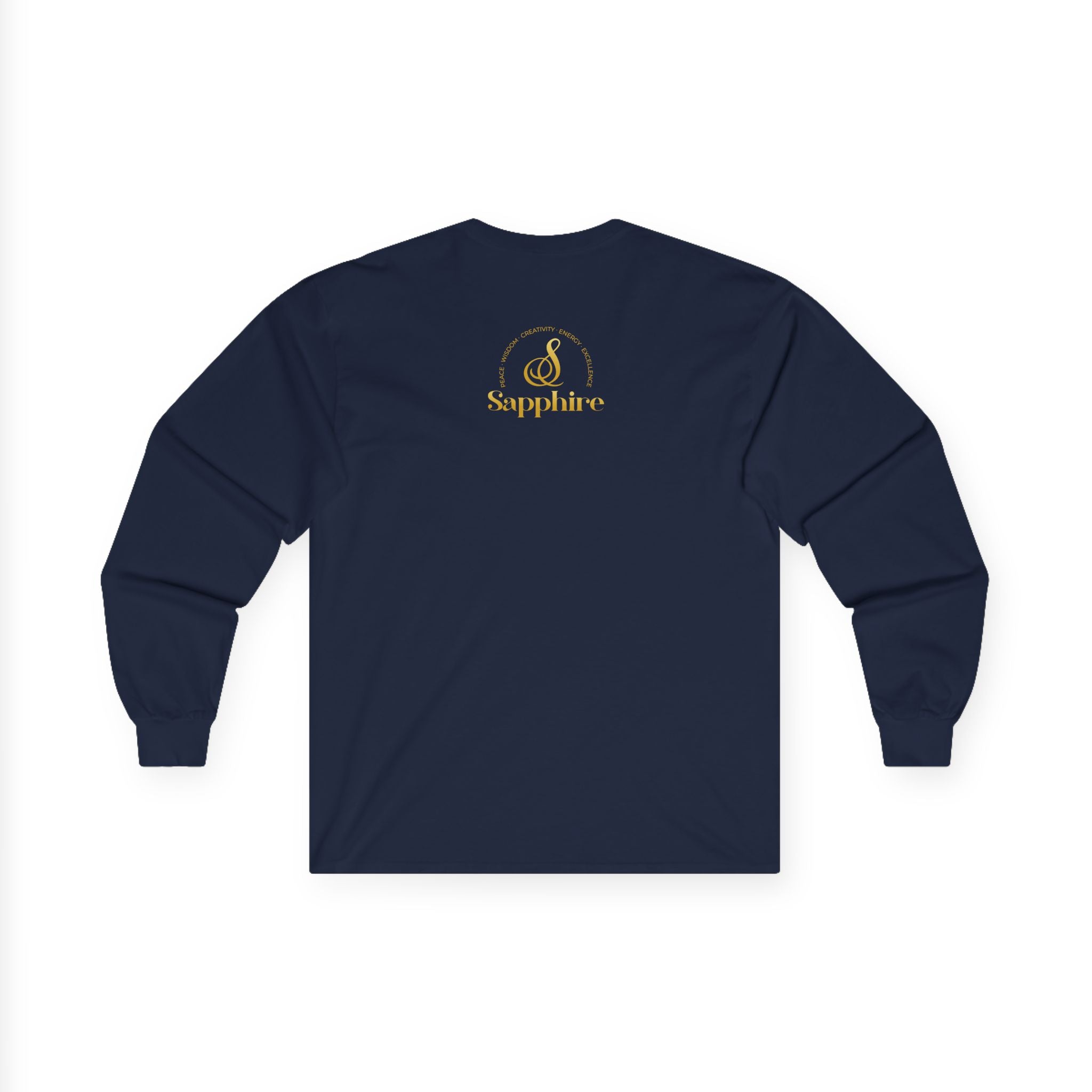Grounded in Greatness – Sapphire Fall 2025 Collection Long Sleeve Tee