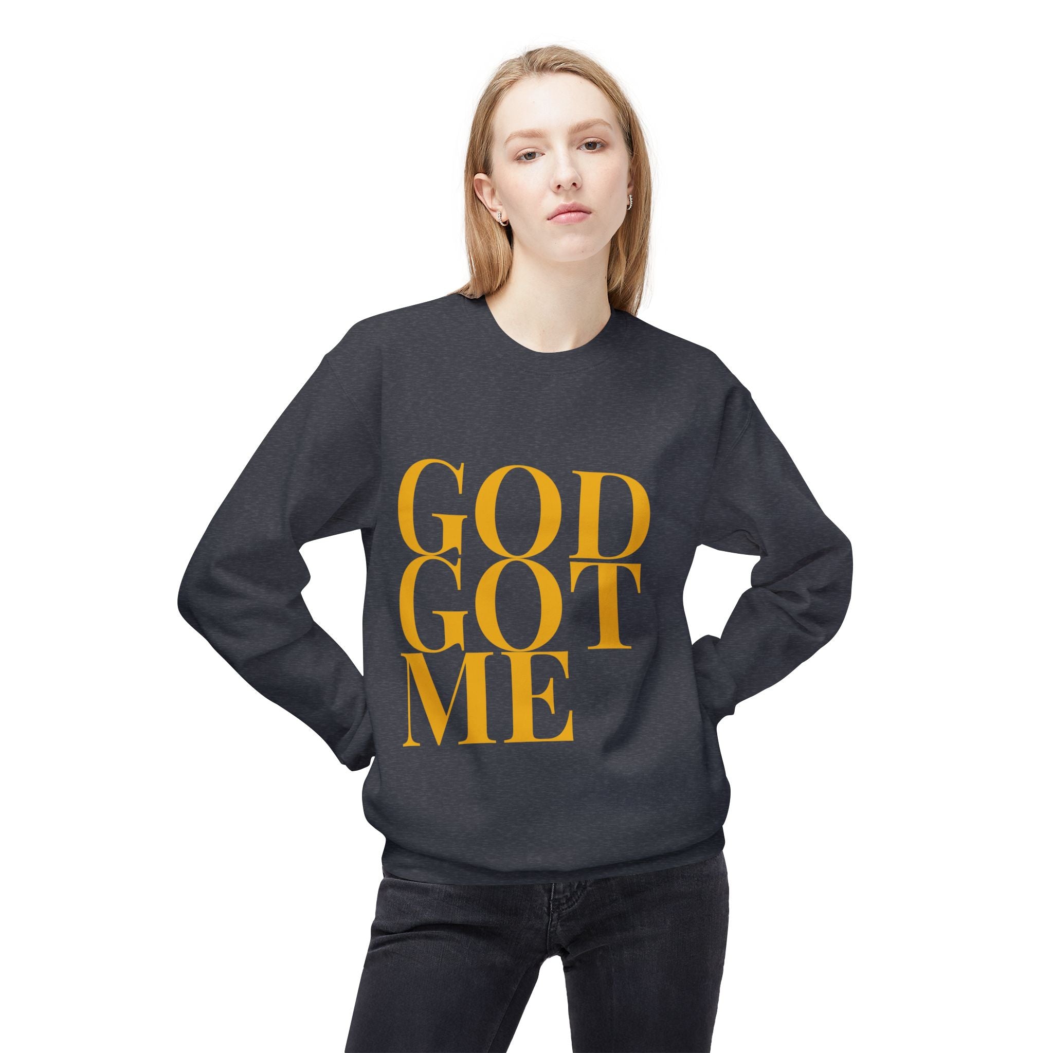 God Got Me Crewneck Sweatshirt