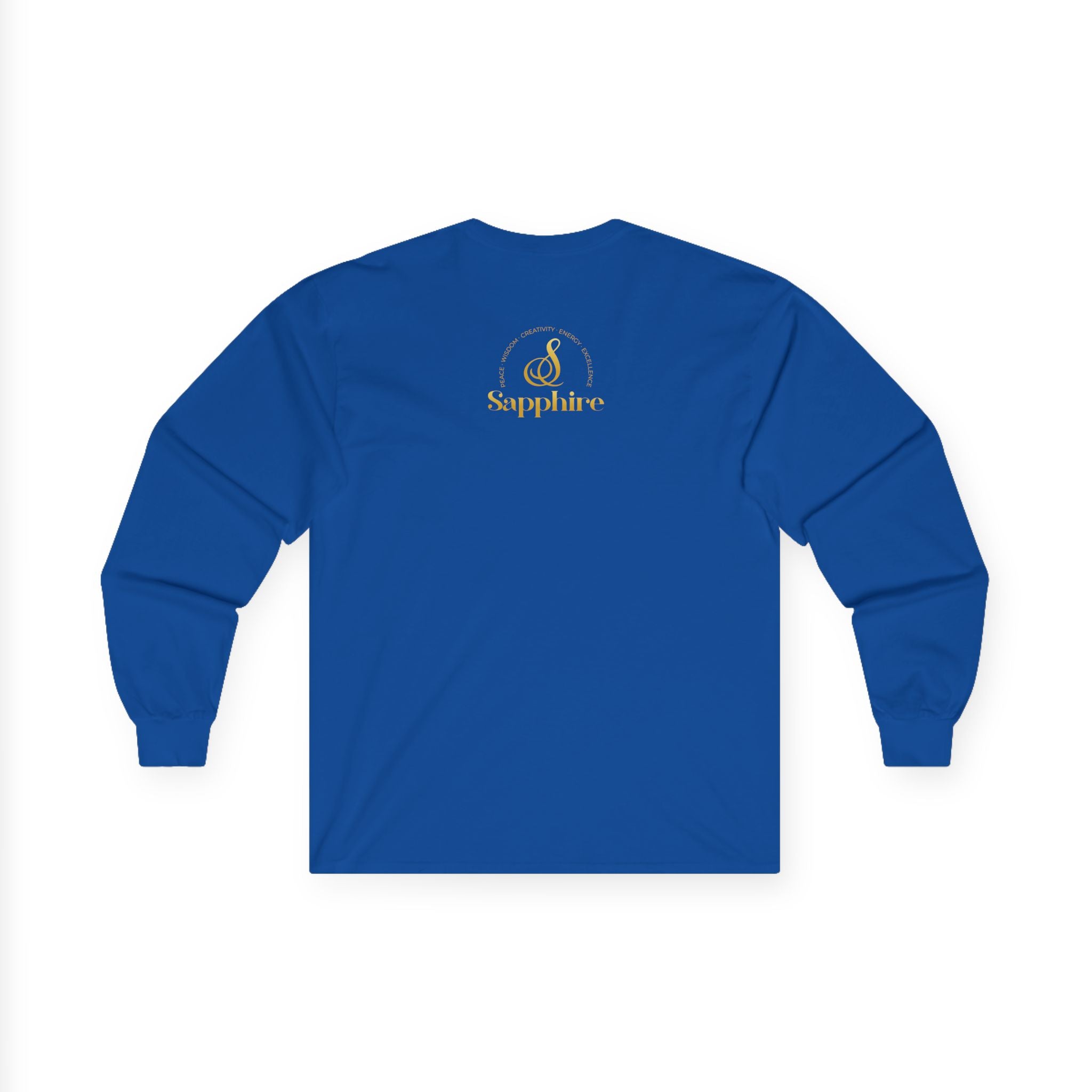 Grounded in Greatness – Sapphire Fall 2025 Collection Long Sleeve Tee