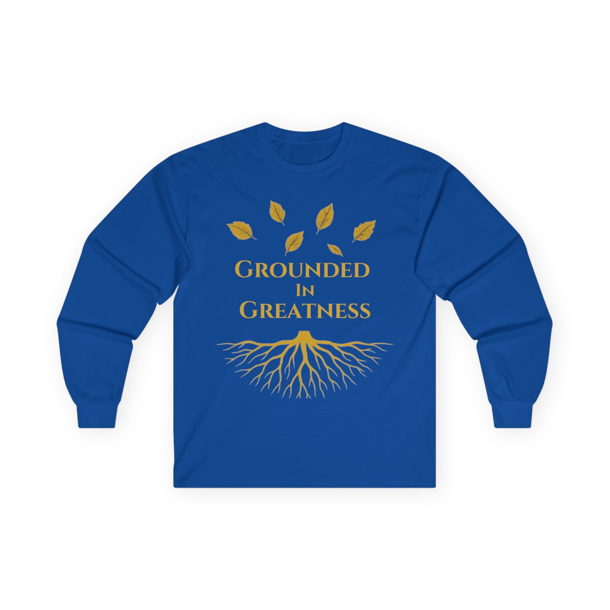Grounded in Greatness – Sapphire Fall 2025 Collection Long Sleeve Tee