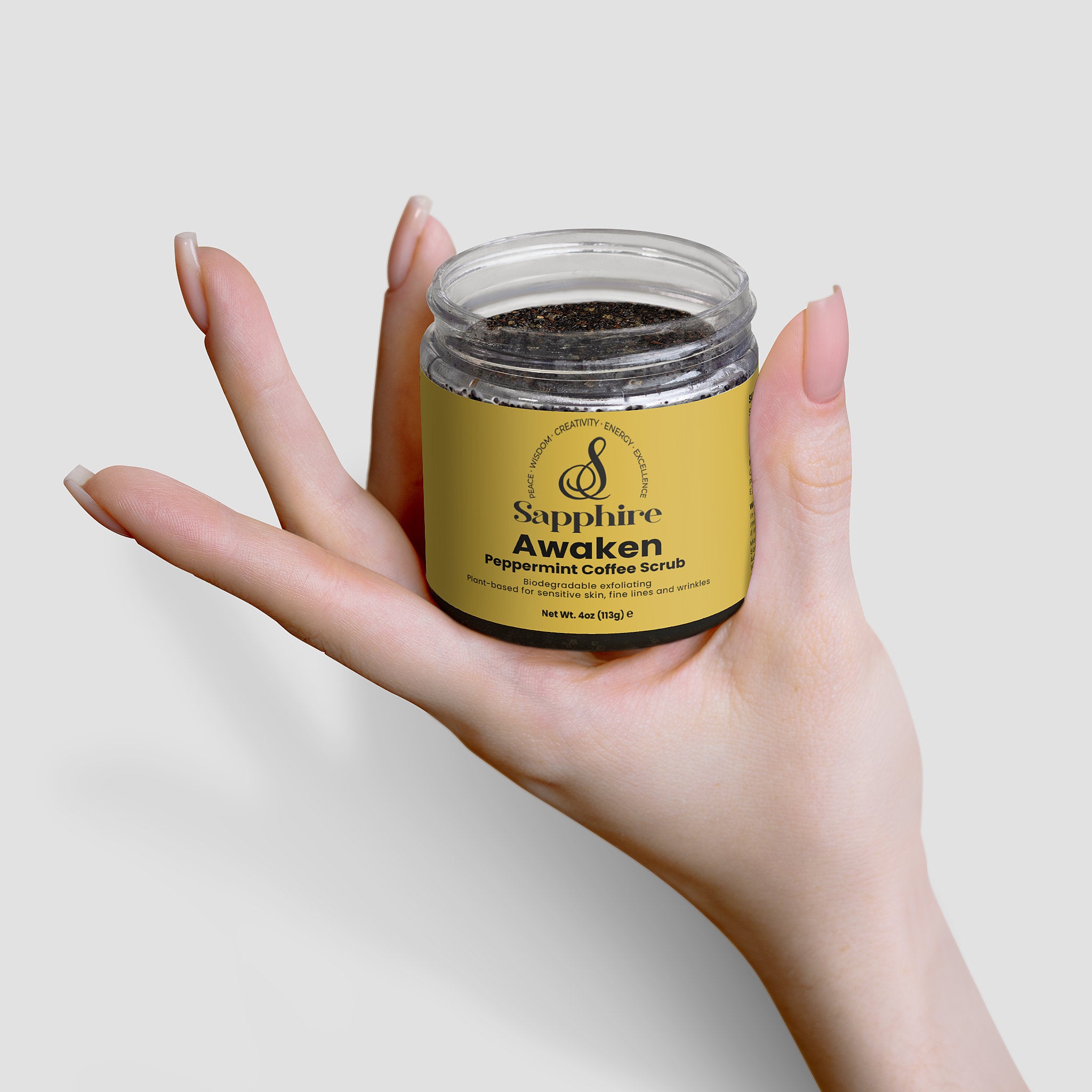 Awaken – Peppermint Coffee Scrub