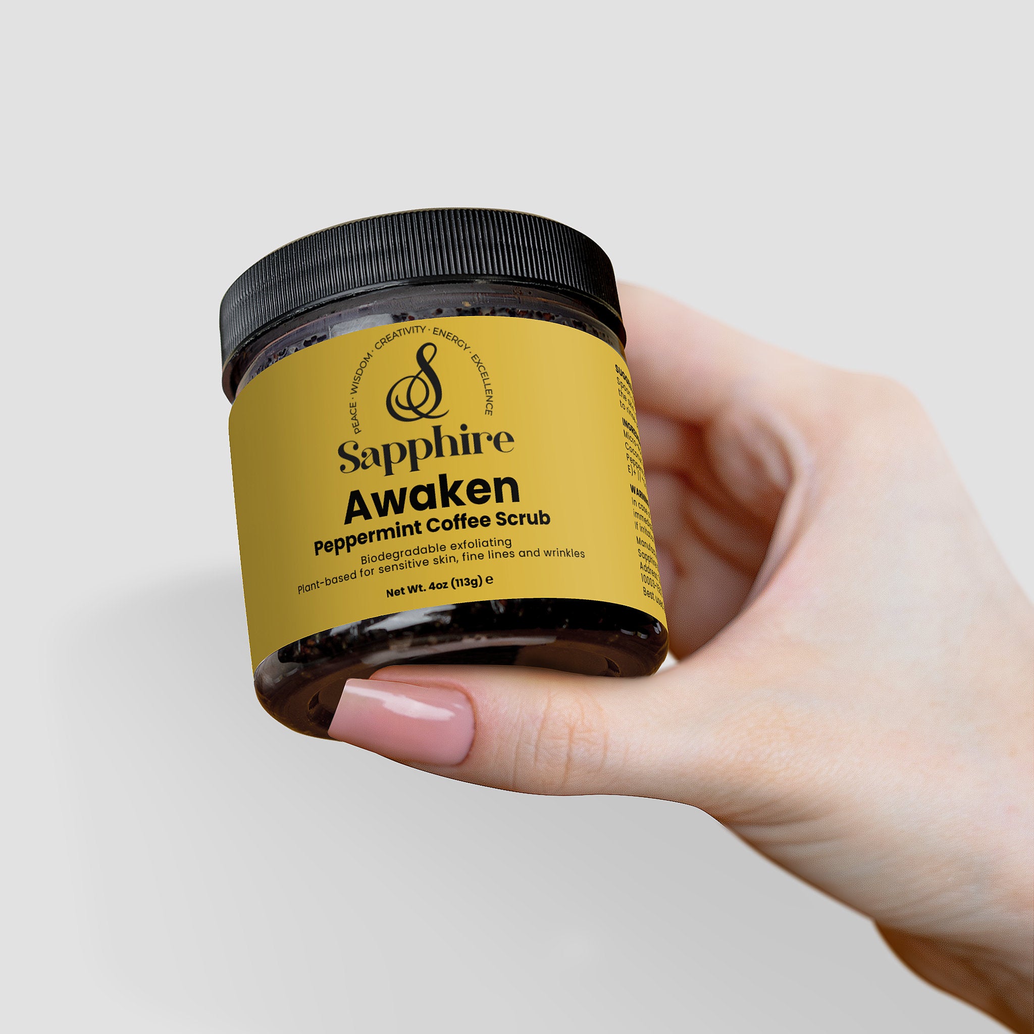 Awaken – Peppermint Coffee Scrub