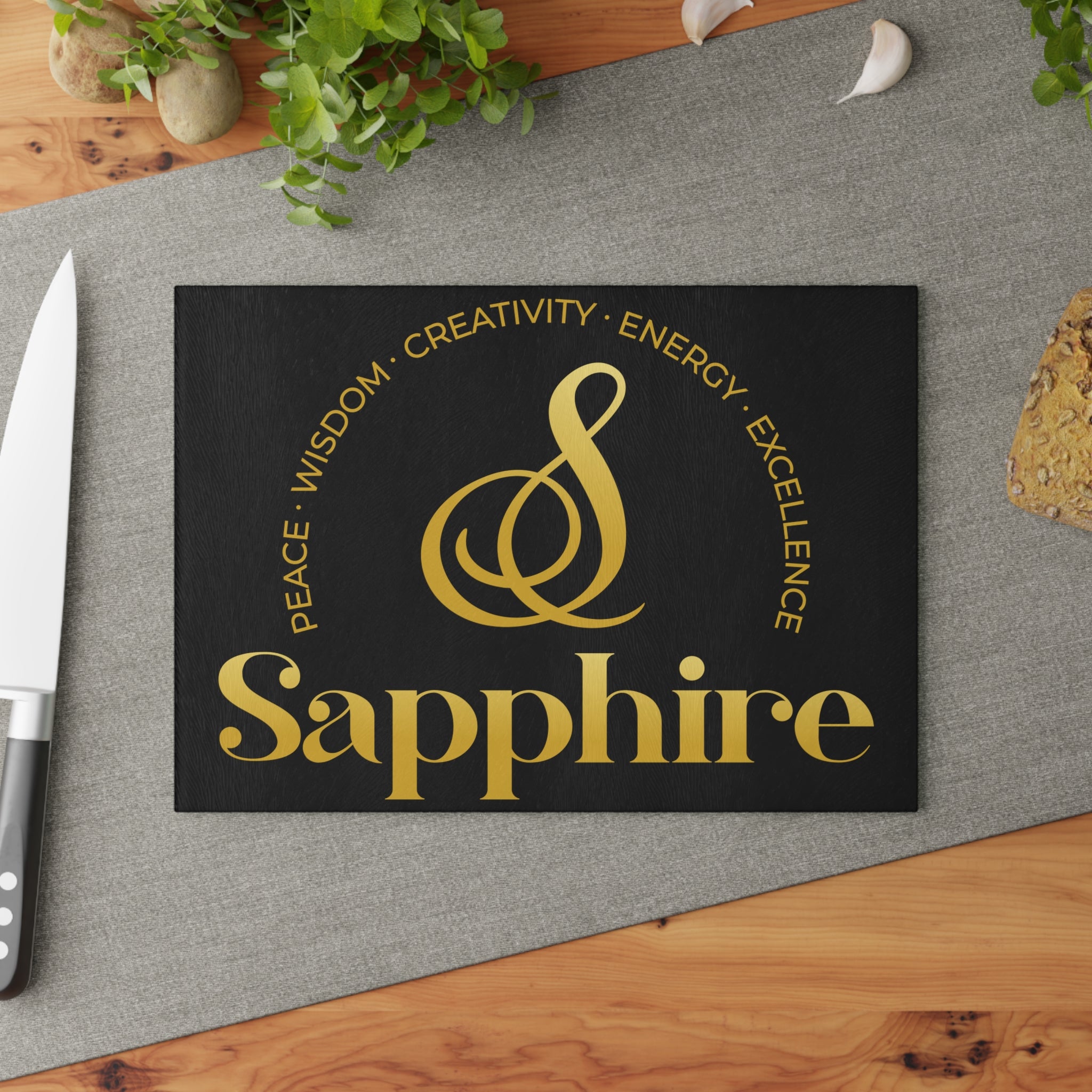 Sapphire Cutting Board (Black)