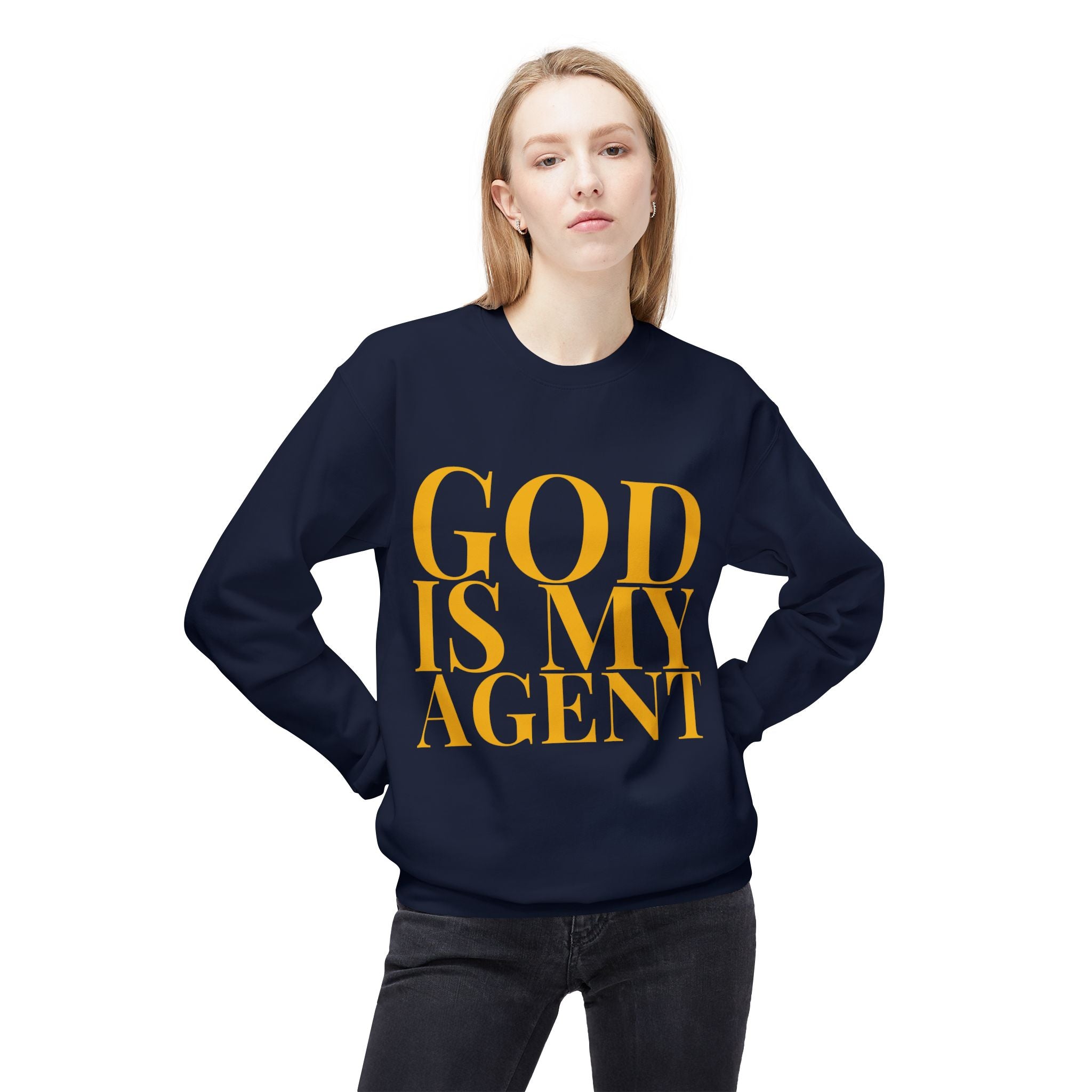 God is My Agent Crewneck