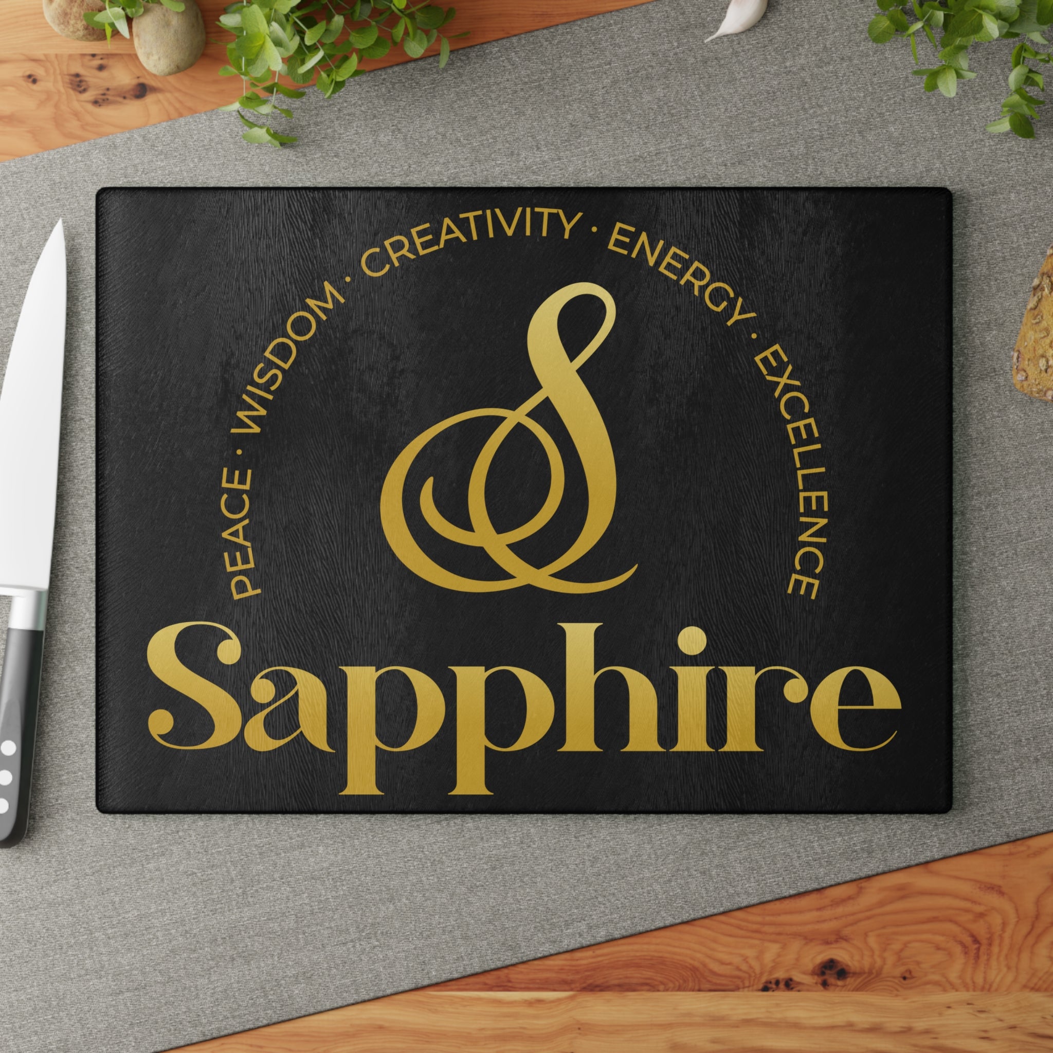 Sapphire Cutting Board (Black)